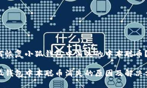 如何恢復(fù)小狐錢包中消失的中本聰幣？

小狐錢包中本聰幣消失的原因及解決方案