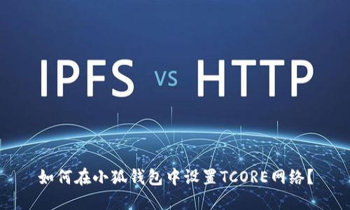 如何在小狐錢(qián)包中設(shè)置TCORE網(wǎng)絡(luò)？